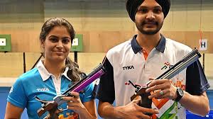 Manu and Sarabjot make history for India by winning bronze in the mixed team event.